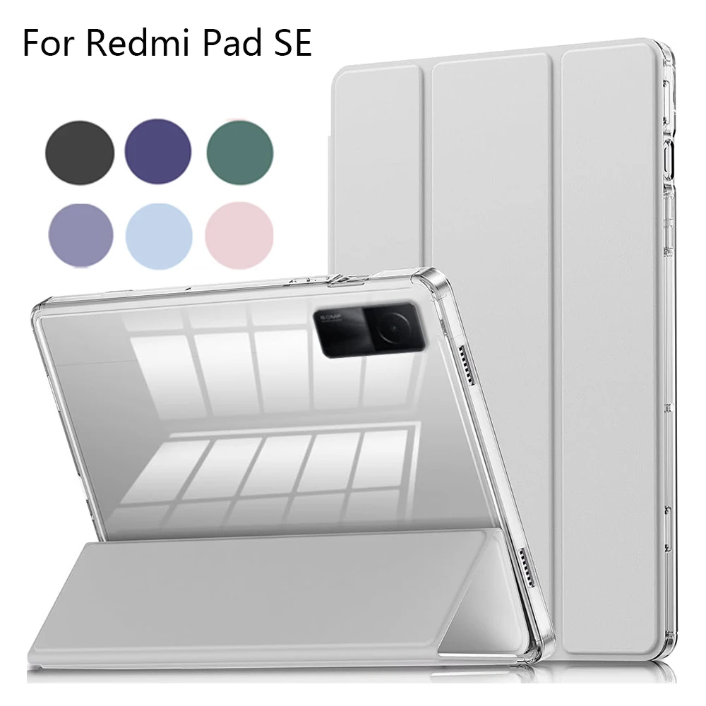 Clear Crystal Tablet case for Redmi Pad SE 11 inch 2023, Clear Transparent Back Shell & Pencil Holder, Auto Sleep and Wake
Clear Crystal Tablet case for Redmi Pad SE 11 inch 2023, Clear Transparent Back Shell & Pencil Holder, Auto Sleep and Wake