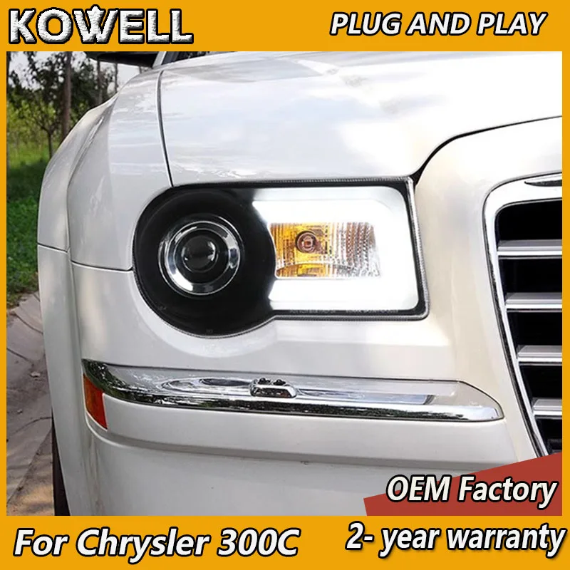 KOWELL Car Styling for Chrysler 300C Headlights 2005-2012 300C Head Lamp DRL Turn Signal Low High Beam Projector Lens
KOWELL Car Styling for Chrysler 300C Headlights 2005-2012 300C Head Lamp DRL Turn Signal Low High Beam Projector Lens