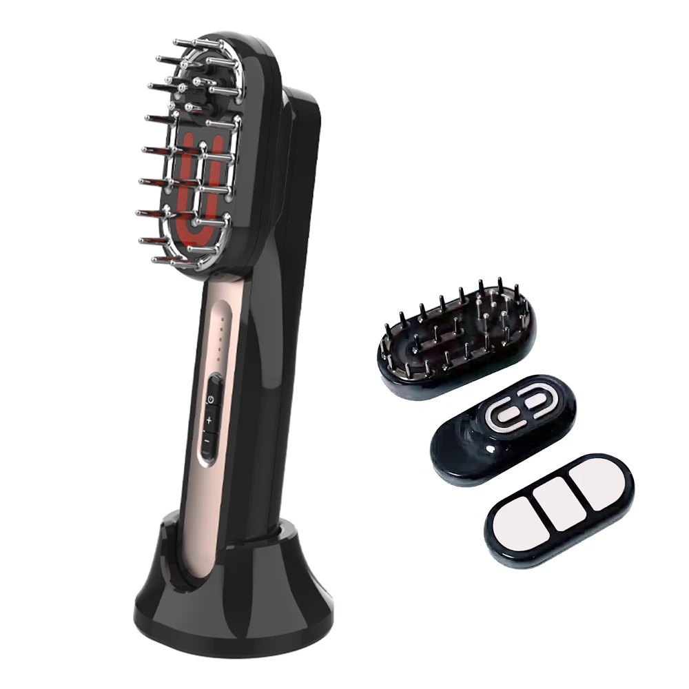 New design electric rechargeable led light therapy scalp massage body massage comb for promoting circulation
New design electric rechargeable led light therapy scalp massage body massage comb for promoting circulation