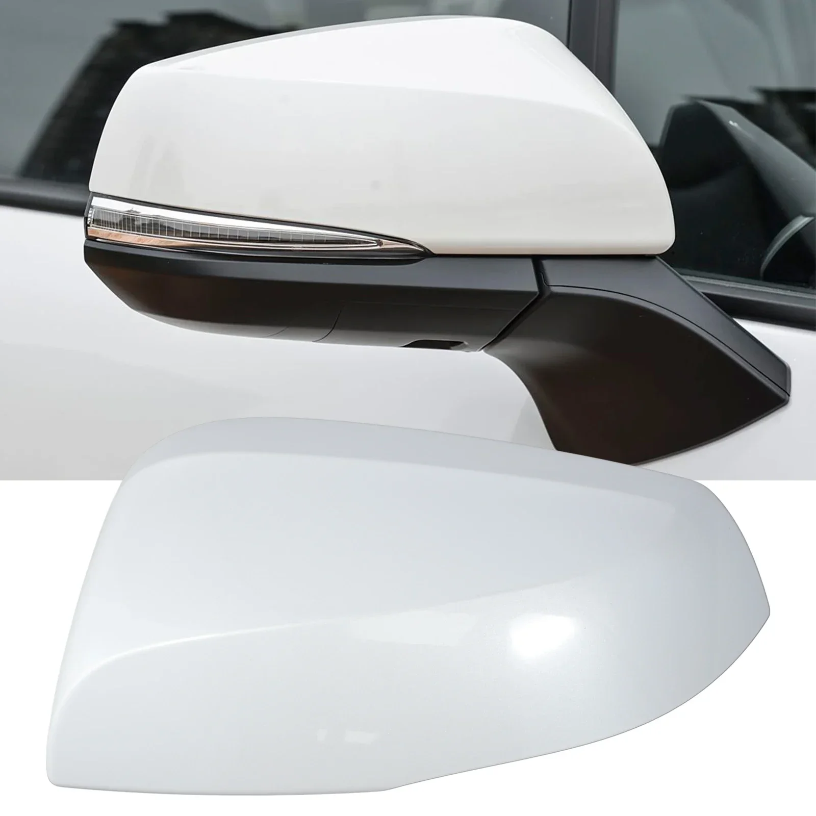 Side Wing Mirror Cover Pearl White Rearview Shell Withstand Weather Conditions For Rearview Mirror Replacement
Side Wing Mirror Cover Pearl White Rearview Shell Withstand Weather Conditions For Rearview Mirror Replacement