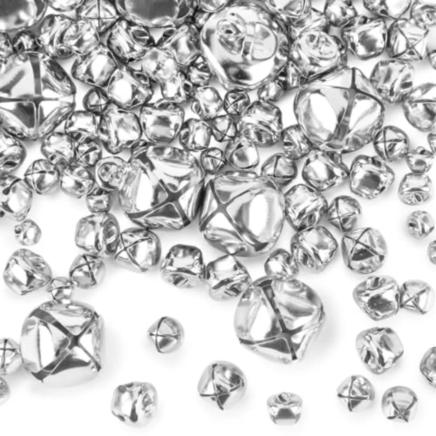 250PCS Jingle Bells Bulk, Sizes Craft for Crafts DIY Projects Home Decor, Silver
250PCS Jingle Bells Bulk, Sizes Craft for Crafts DIY Projects Home Decor, Silver