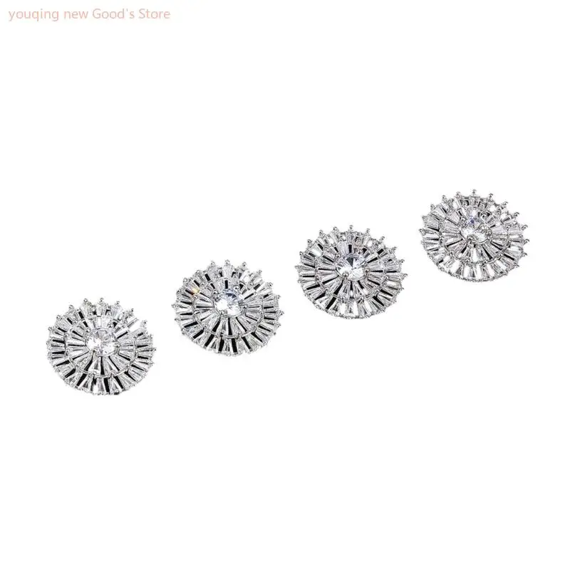 49ME Elegant Crystal Shoe Charms for Female DIY Shoes Charms Round Shoe Clips Buckle Jewelry Decoration Shoes Add On Pins
49ME Elegant Crystal Shoe Charms for Female DIY Shoes Charms Round Shoe Clips Buckle Jewelry Decoration Shoes Add On Pins