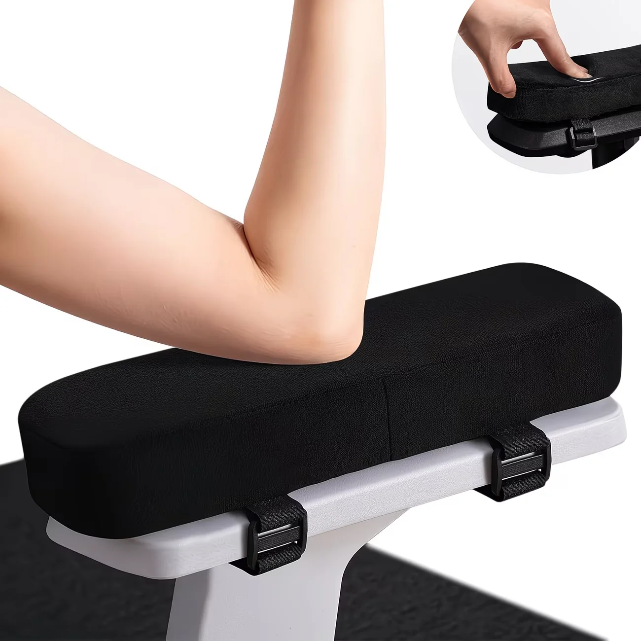 2pcs Memory Foam Armrest Pads, Ergonomic Office Chair Elbow Support Cushion, Universal Fit Pressure Relief Covers for Arms, Home
2pcs Memory Foam Armrest Pads, Ergonomic Office Chair Elbow Support Cushion, Universal Fit Pressure Relief Covers for Arms, Home