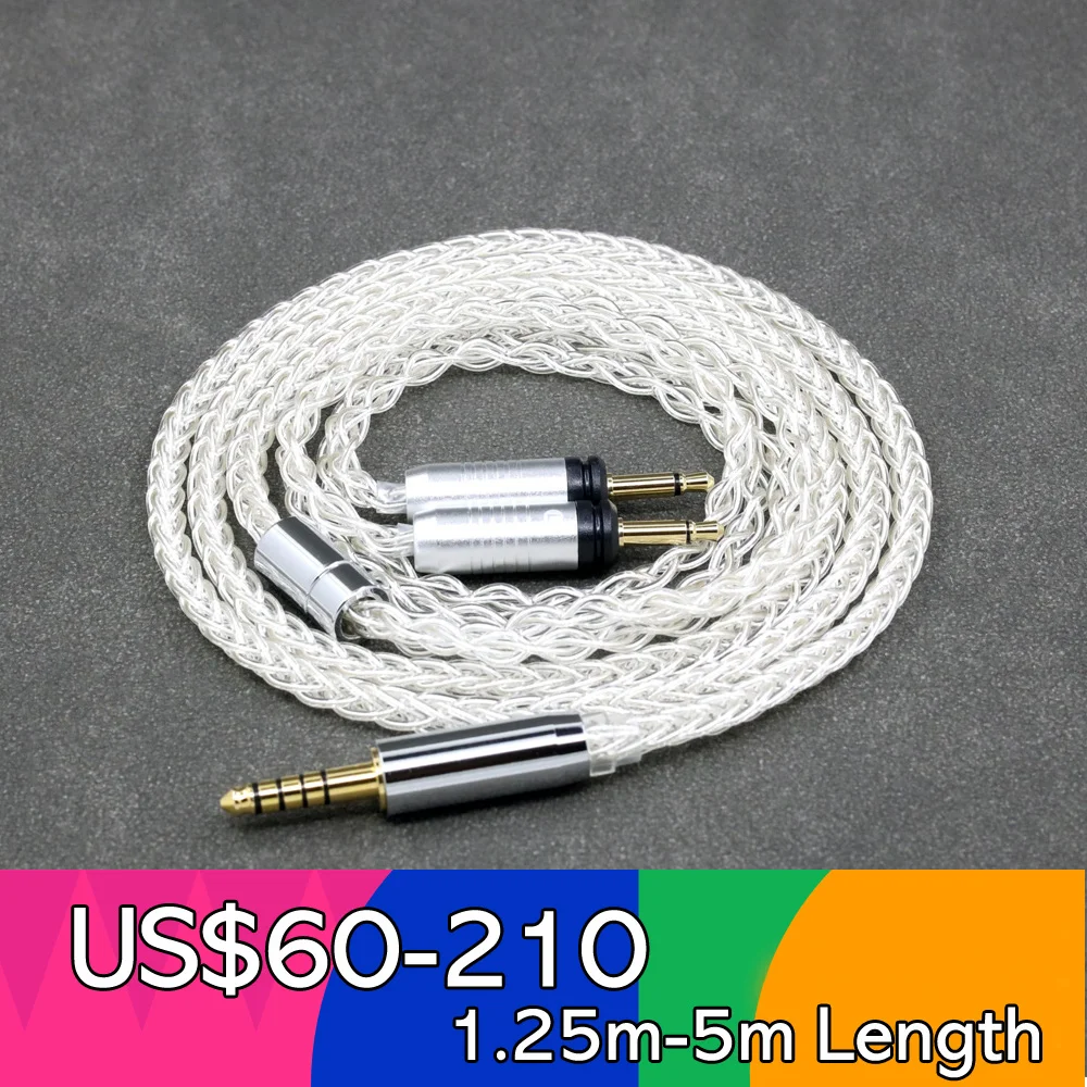 8 Core 99% 7n Pure Silver Palladium Earphone Cable For Focal Clear Elear Elex Elegia Stellia Celestee Radiance LN008387
8 Core 99% 7n Pure Silver Palladium Earphone Cable For Focal Clear Elear Elex Elegia Stellia Celestee Radiance LN008387