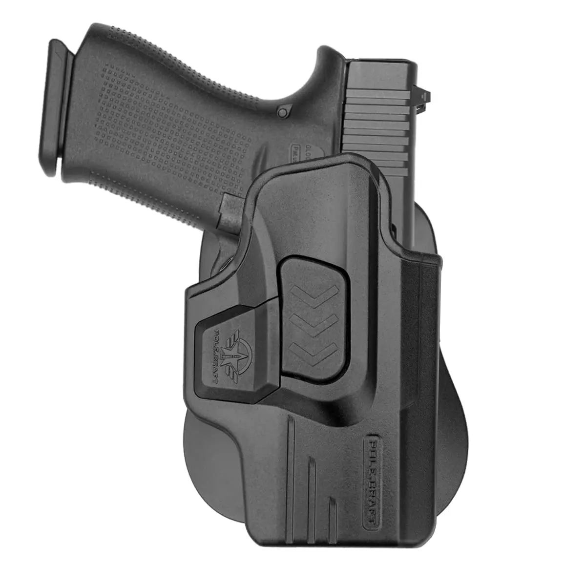 Glock 43 Holster OWB Paddle Polymer Holsters Fit: Glock 43 Outside Waistband Open Carry Polymer Holster with Safety Lock
Glock 43 Holster OWB Paddle Polymer Holsters Fit: Glock 43 Outside Waistband Open Carry Polymer Holster with Safety Lock