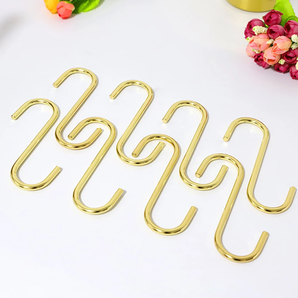 10 PCS/LOT S-Shape Hook Stainless Steel Clothes Bag Towels Plant Hanging Rack Multi-function Kitchen Bedroom Railing Hanger Hook
10 PCS/LOT S-Shape Hook Stainless Steel Clothes Bag Towels Plant Hanging Rack Multi-function Kitchen Bedroom Railing Hanger Hook