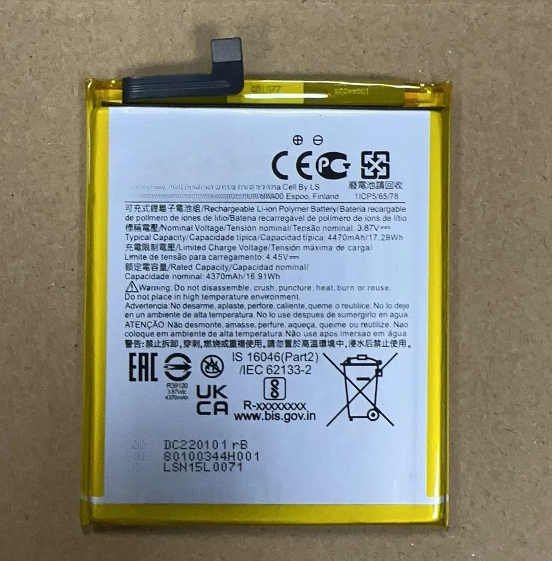 For nokia x20 ta-1341 ta-1344 cn110 new large capacity battery
For nokia x20 ta-1341 ta-1344 cn110 new large capacity battery