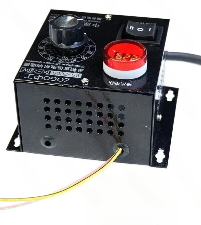 220V 2000W High Power Forward and Reverse DC Motor Speed Controller with Digital Display Voltmeter
220V 2000W High Power Forward and Reverse DC Motor Speed Controller with Digital Display Voltmeter