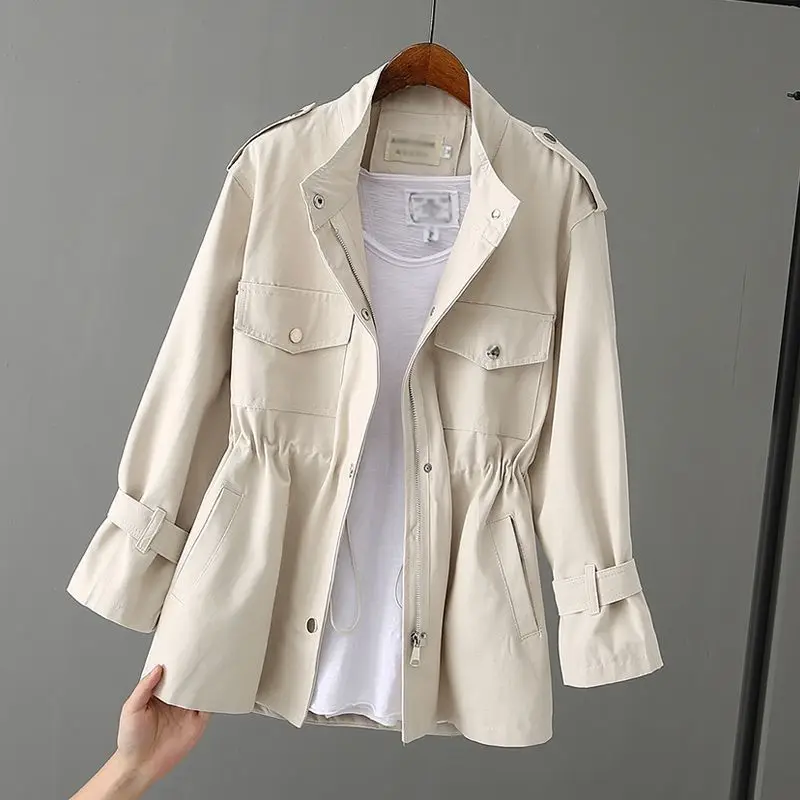 Loose Women's Jacket Spring 2025 New Style Small Size Coat Medium Length Outerwear Long Sleeve Pure Color Cotton 100%
Loose Women's Jacket Spring 2025 New Style Small Size Coat Medium Length Outerwear Long Sleeve Pure Color Cotton 100%