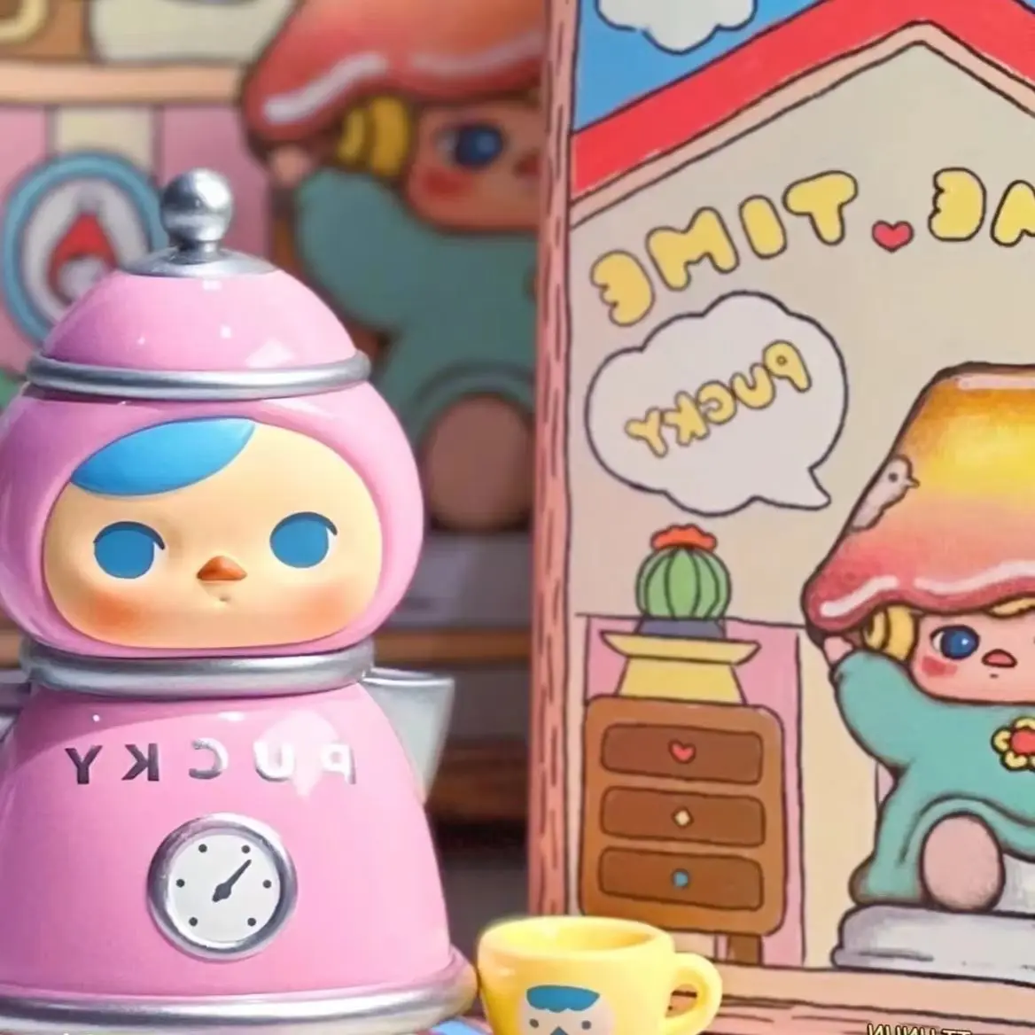 POP MART Pucky Home Time Series Cute Anime Figure - Collectible Mystery Toy Gift Blind Box for Desktop Decoration
POP MART Pucky Home Time Series Cute Anime Figure - Collectible Mystery Toy Gift Blind Box for Desktop Decoration