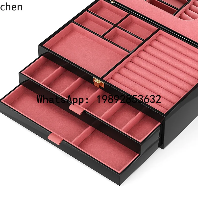 ZZ jewelry box multi-layer flip-top jewelry storage box packaging box
ZZ jewelry box multi-layer flip-top jewelry storage box packaging box