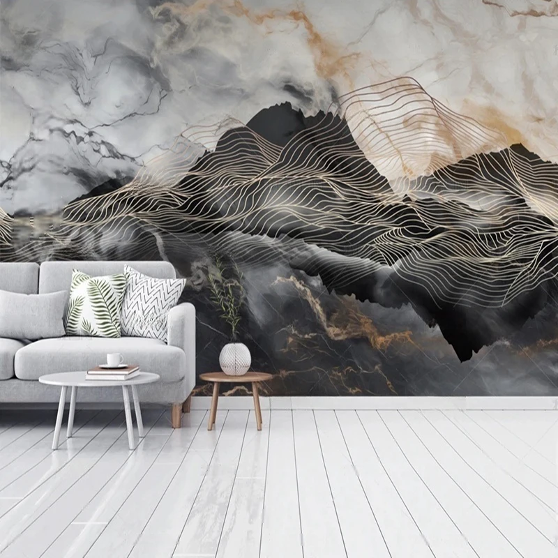 MU8697 Chinese-style landscape black and white marble art light luxury living room TV background wall
MU8697 Chinese-style landscape black and white marble art light luxury living room TV background wall