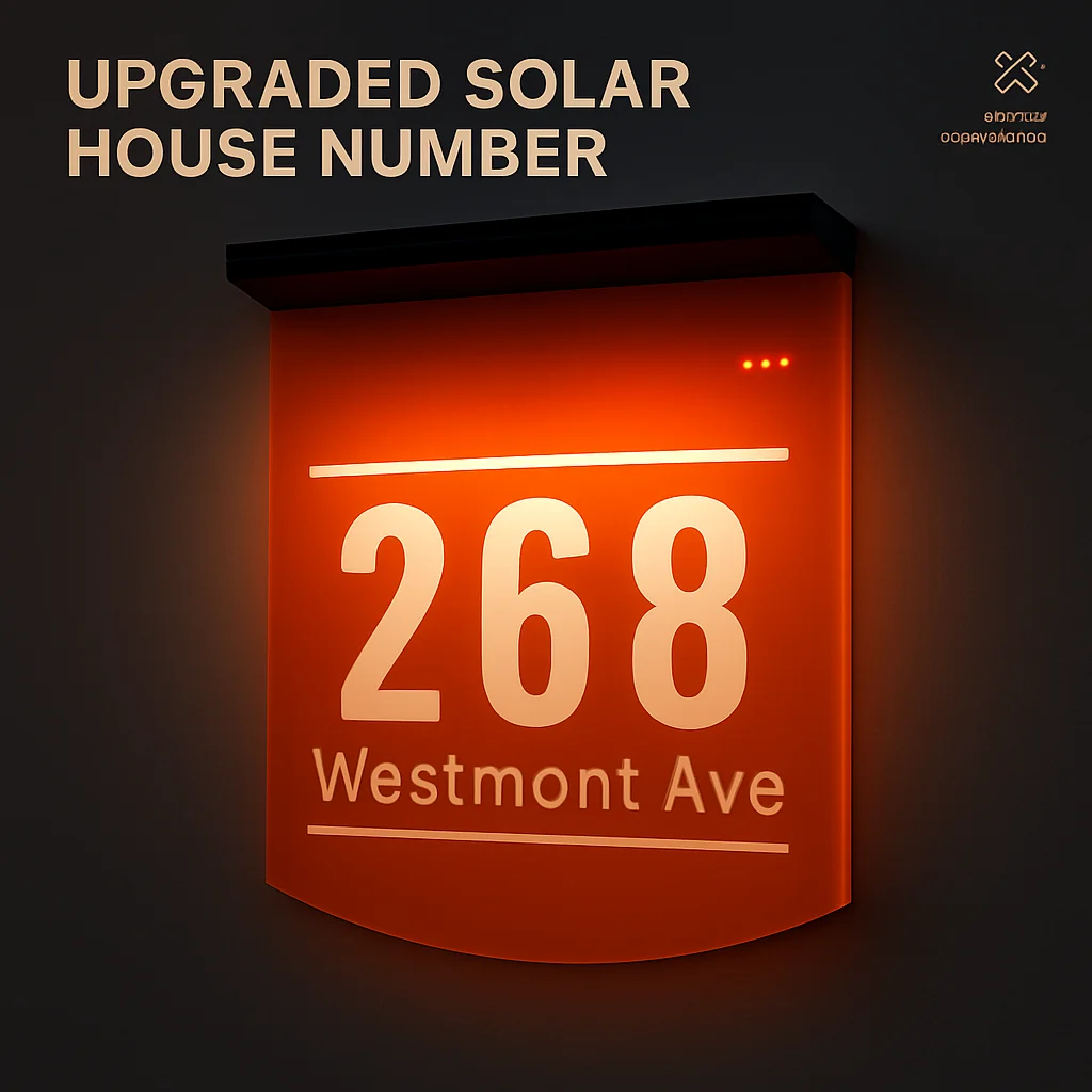 Customized Hebrew Solar House Sign LED Illuminated Laser Cut Outdoor Acrylic House Numbers Personalized Door Plate Dropshipping
Customized Hebrew Solar House Sign LED Illuminated Laser Cut Outdoor Acrylic House Numbers Personalized Door Plate Dropshipping