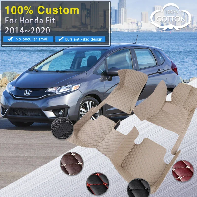 Quality RHD Car Floor Mats For Honda Fit Jazz GK3 4 5 6 7 2014~2020 Carpet Mat Luxury Leather Rug Interior Parts Car Accessories
Quality RHD Car Floor Mats For Honda Fit Jazz GK3 4 5 6 7 2014~2020 Carpet Mat Luxury Leather Rug Interior Parts Car Accessories