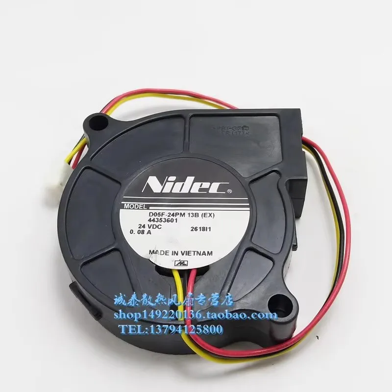 Original 50 * 50 * 15MM 5CM 24V 0.8A D05F-24PM 13B projector/turbine cooling fan
Original 50 * 50 * 15MM 5CM 24V 0.8A D05F-24PM 13B projector/turbine cooling fan