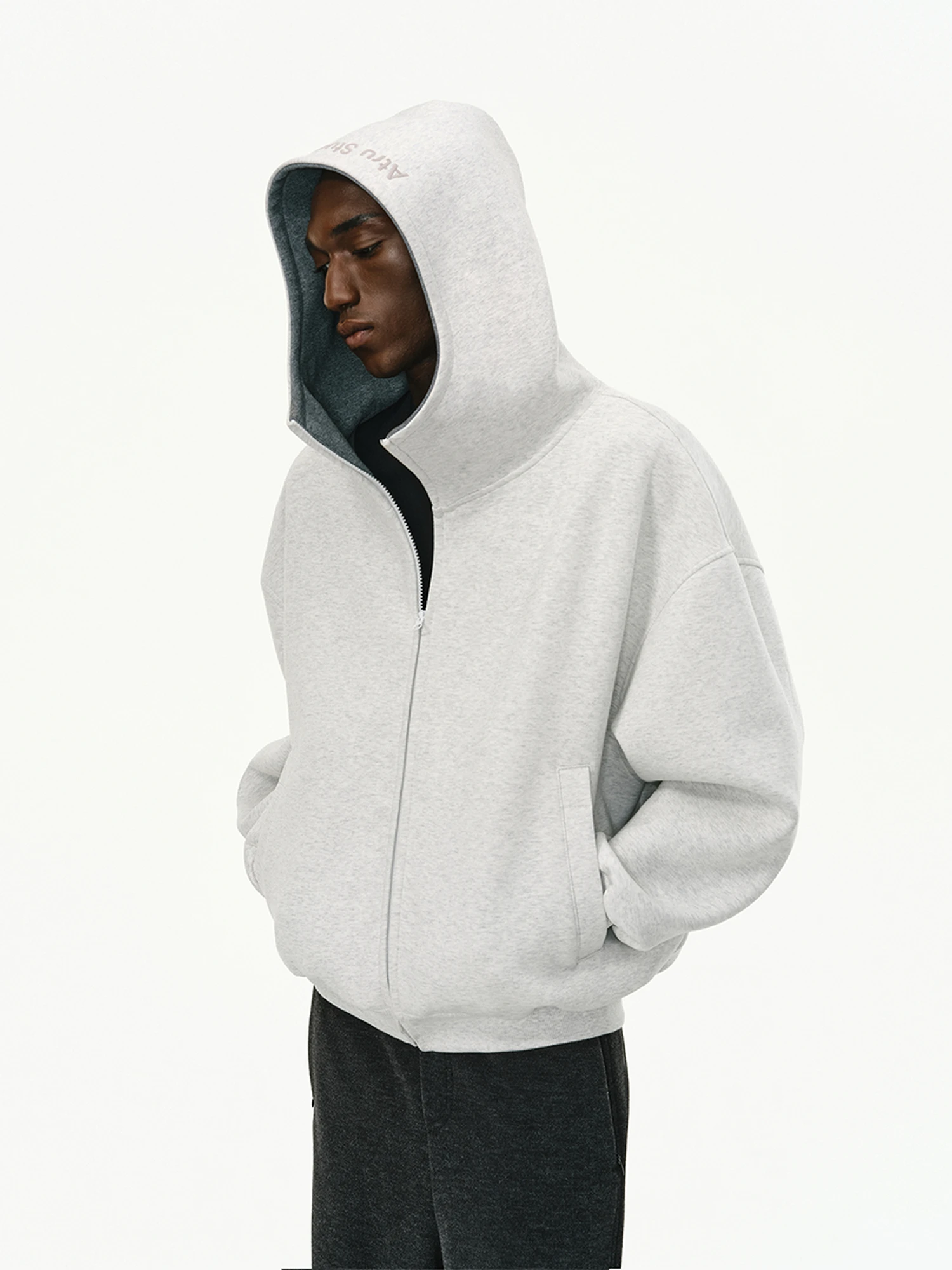 ATRY Hooded Open Cardigan Sweatirt High Collar Zipper Couple Outerwear Women's Loose Fit American Sle Casual Heavyweight ...
ATRY Hooded Open Cardigan Sweatirt High Collar Zipper Couple Outerwear Women's Loose Fit American Sle Casual Heavyweight ...