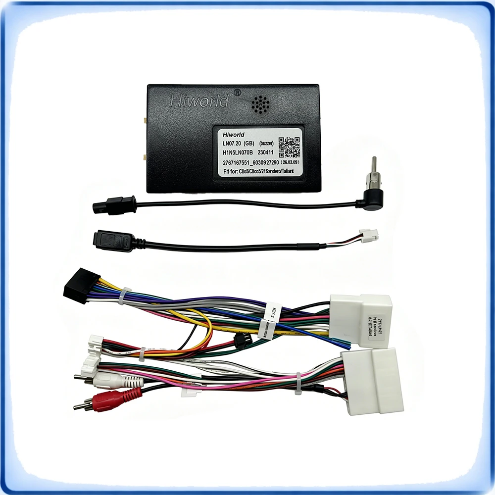 For Renault Sandero 2021 Turkey Taliant Car Radio Wiring Harness 16Pin to 20Pin with CANBUS Decoder LN07.20 Plug & Play
For Renault Sandero 2021 Turkey Taliant Car Radio Wiring Harness 16Pin to 20Pin with CANBUS Decoder LN07.20 Plug & Play