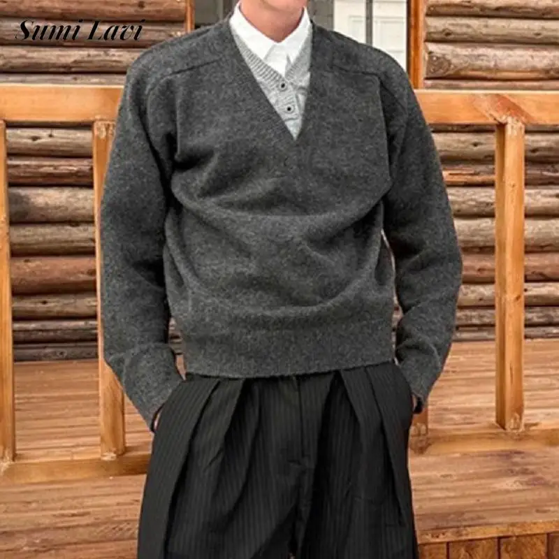 Уличная одежда, мужской винтажный лоскутный джемпер, топы, вязаный лоскутный двуслойный дизайнерский свитер с длинными рукавами, мужской повседневный пуловер
Уличная одежда, мужской винтажный лоскутный джемпер, топы, вязаный лоскутный двуслойный дизайнерский свитер с длинными рукавами, мужской повседневный пуловер