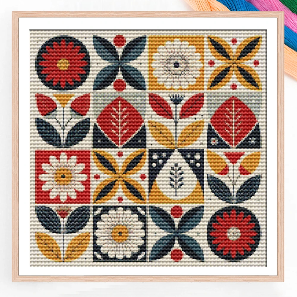 11CT Cross Stitch Flower Full Embroidery Wall Decor Cotton Thread Printed New Decorative Paintings
11CT Cross Stitch Flower Full Embroidery Wall Decor Cotton Thread Printed New Decorative Paintings