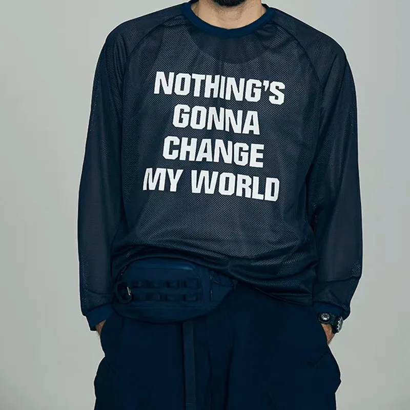 2025 COMFY Letter Printed Mesh Long Sleeved T-shirt CMF Sunscreen Cool Quick Drying Men's and Women's Tee Trendy
2025 COMFY Letter Printed Mesh Long Sleeved T-shirt CMF Sunscreen Cool Quick Drying Men's and Women's Tee Trendy