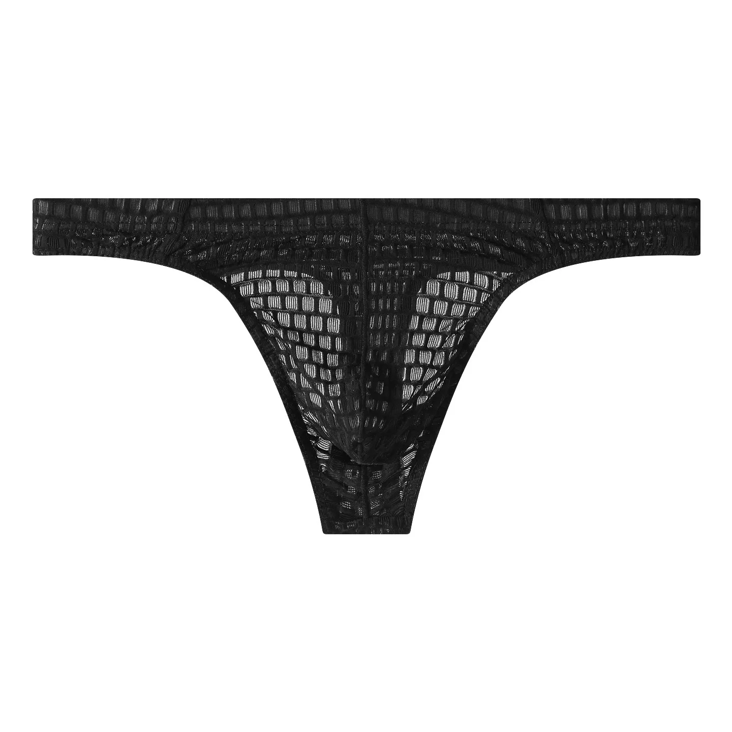 Crocodile Pattern Mesh Thong for Men Sexy Sheer See-through Low Rise U-convex Underwear
Crocodile Pattern Mesh Thong for Men Sexy Sheer See-through Low Rise U-convex Underwear