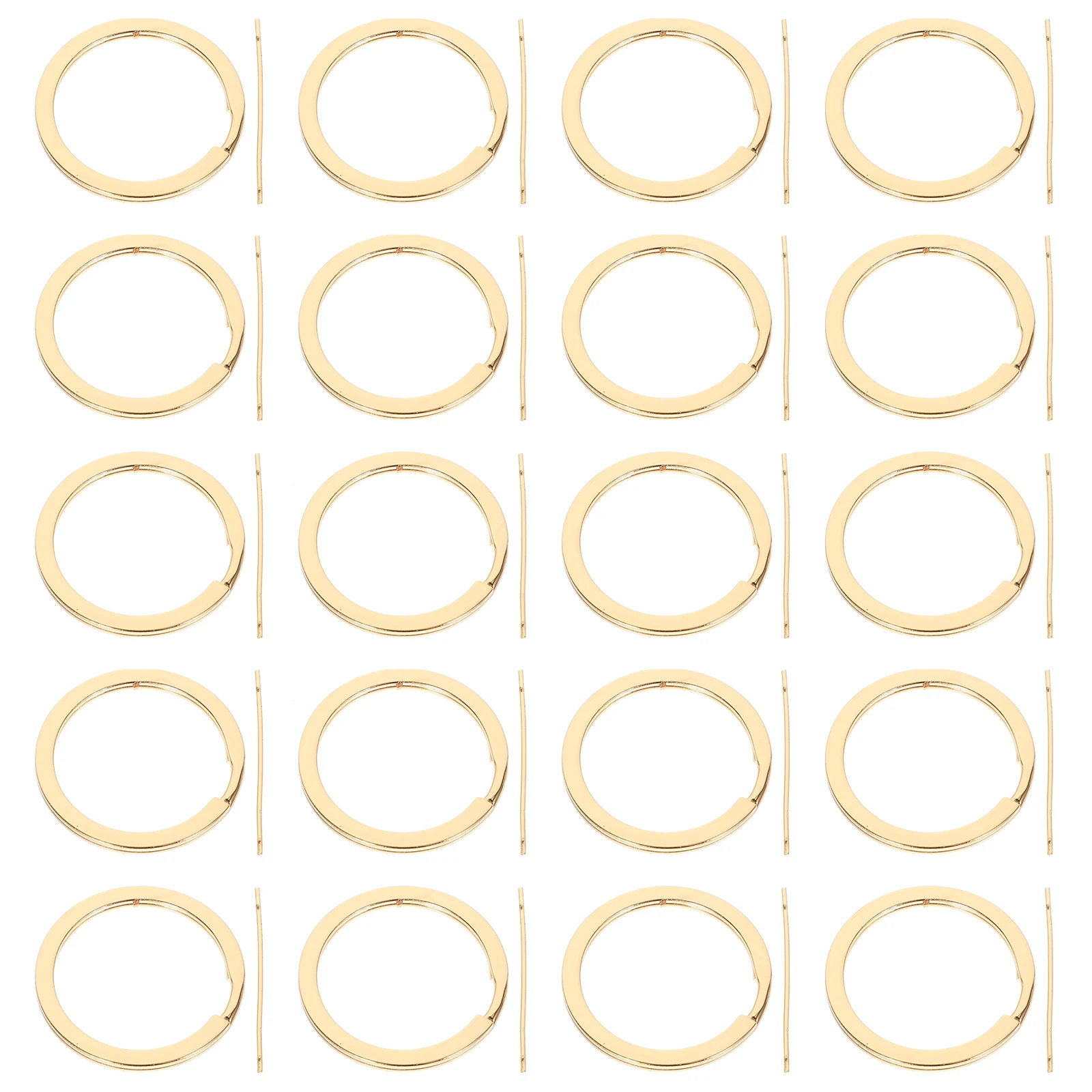 20pcs Keychain Ornaments Bulk Rings DIY Small Keyring Strong Round Metal Split Mini Key Chain Making Supplies Jewelry
20pcs Keychain Ornaments Bulk Rings DIY Small Keyring Strong Round Metal Split Mini Key Chain Making Supplies Jewelry