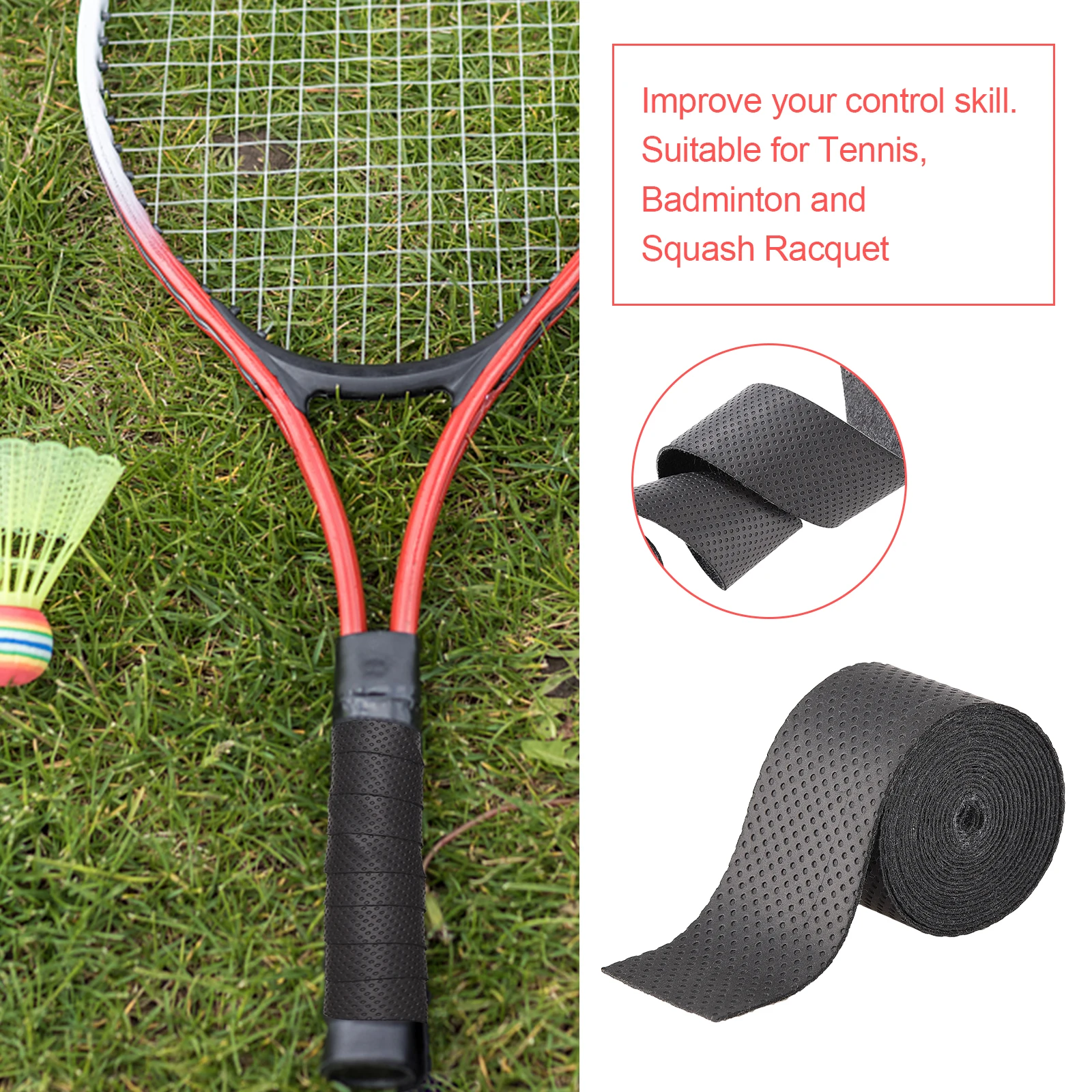 Tennis badminton racket sweatband, cost-effective and practical
Tennis badminton racket sweatband, cost-effective and practical