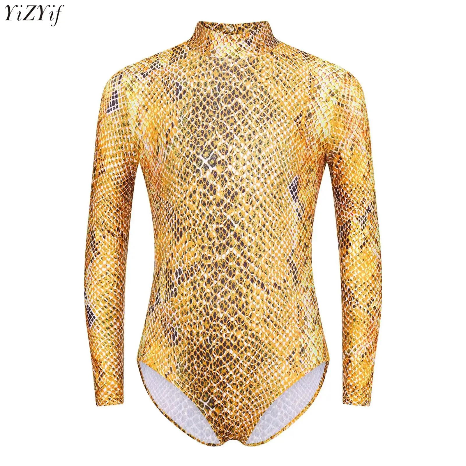 Girls Long Sleeves Ballet Dance Leotard Bodysuit Sparkly Snakeskin Pattern Jumpsuit for Yoga Gymnastic Workout Unitard Dancewear
Girls Long Sleeves Ballet Dance Leotard Bodysuit Sparkly Snakeskin Pattern Jumpsuit for Yoga Gymnastic Workout Unitard Dancewear