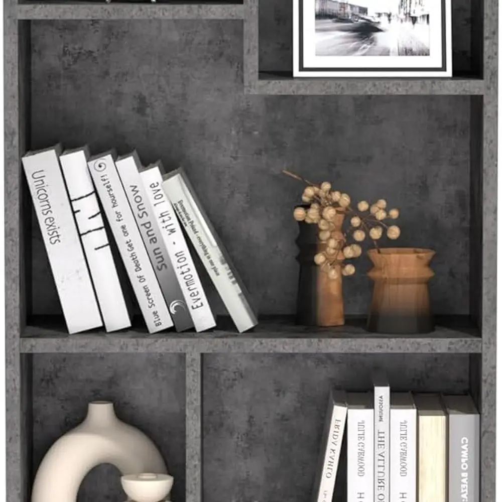 Современная серая книжная полка с 7 кубами, высота 42 года, подходит для больших твердых чехлов, горизонтальный дизайн, простая сборка, напольная стойка
Современная серая книжная полка с 7 кубами, высота 42 года, подходит для больших твердых чехлов, горизонтальный дизайн, простая сборка, напольная стойка