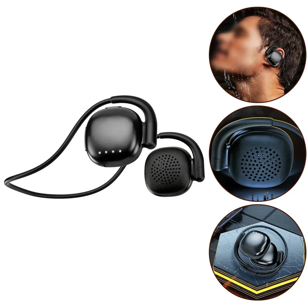Wireless Headset Low Latency Air Conduction Bluetooth Earphone Sports Wireless Ear Hook Noise Reduction Air Conduction Headphone
Wireless Headset Low Latency Air Conduction Bluetooth Earphone Sports Wireless Ear Hook Noise Reduction Air Conduction Headphone
