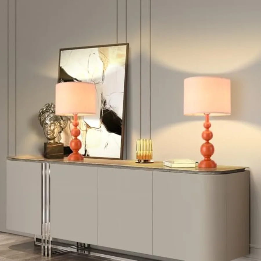 24.4'' Mid Century Modern Table Lamps Set of 2 for Living Room Bedroom Bedside Nightstand, Contemporary Table Lamp for Bedside,
24.4'' Mid Century Modern Table Lamps Set of 2 for Living Room Bedroom Bedside Nightstand, Contemporary Table Lamp for Bedside,