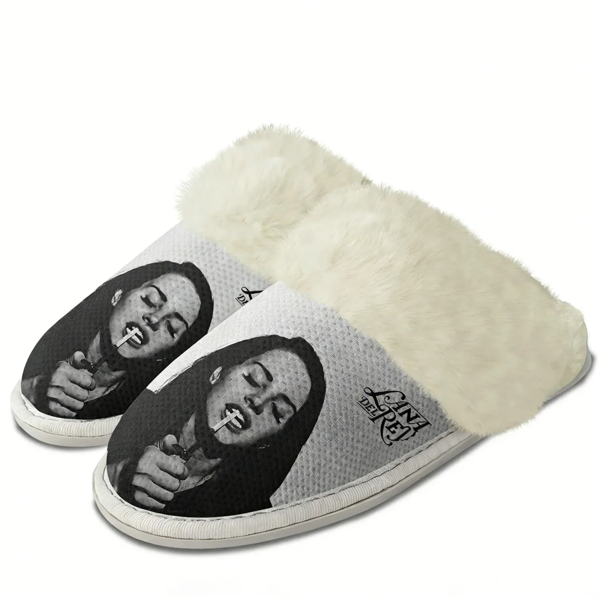 Lana Del Rey Singer Plush Slippers Keep Warm Shoes Mens Womens Soft Foot Covers Elastic Cotton Customized Thermal DIY Slipper
Lana Del Rey Singer Plush Slippers Keep Warm Shoes Mens Womens Soft Foot Covers Elastic Cotton Customized Thermal DIY Slipper