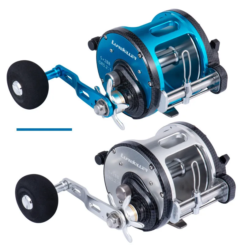 Metal High Quality Wheel Body GF12000 Boat Fishing Trawler Jumbo Double Brake 7-Axle Brass Gear Sea Fishing
Metal High Quality Wheel Body GF12000 Boat Fishing Trawler Jumbo Double Brake 7-Axle Brass Gear Sea Fishing