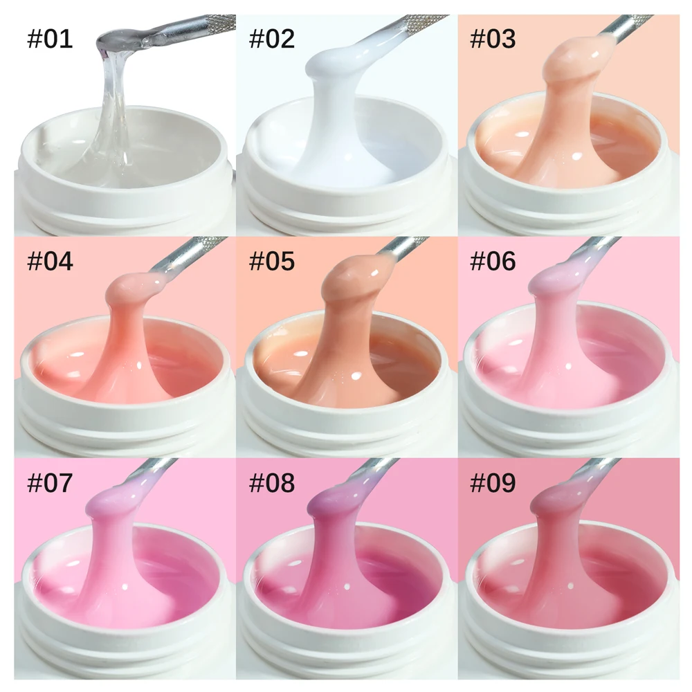 FZANEST HEMA FREE No Heat Nude Pink Builder Nail Gel Painless Hard Gel 9 Colors Sculpting Overlay UV Led Strengthener Extensions
FZANEST HEMA FREE No Heat Nude Pink Builder Nail Gel Painless Hard Gel 9 Colors Sculpting Overlay UV Led Strengthener Extensions