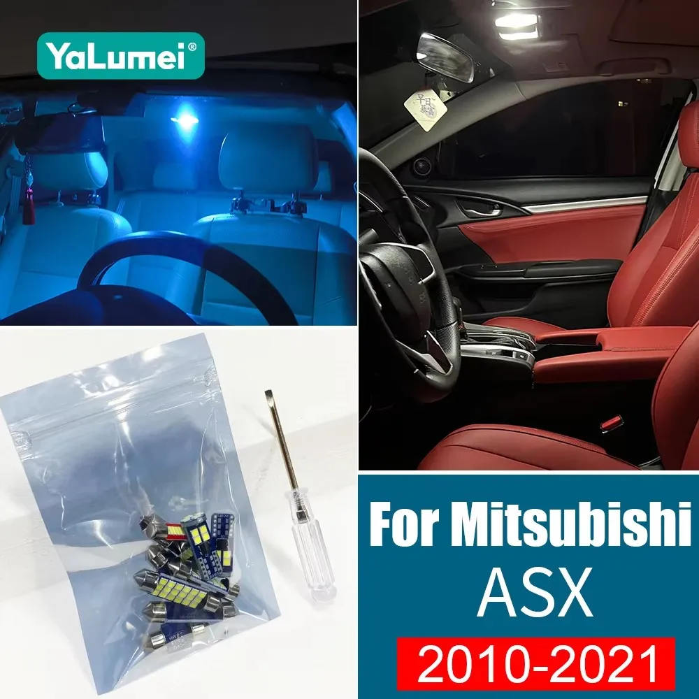 For Mitsubishi ASX 2010~2021 2010 2011 2014 2017 2018 2019 2020 9PCS Canbus Car LED Interior Dome Lamps Trunk Light Accessories
For Mitsubishi ASX 2010~2021 2010 2011 2014 2017 2018 2019 2020 9PCS Canbus Car LED Interior Dome Lamps Trunk Light Accessories