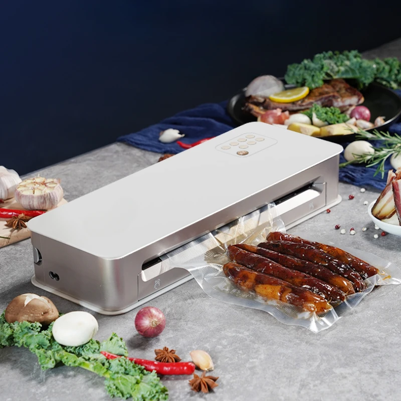 Fully Automatic Vacuum Sealing Machine Small Household Fresh-keeping Food Packaging Machine Dry And Wet Sealing Commercial Use
Fully Automatic Vacuum Sealing Machine Small Household Fresh-keeping Food Packaging Machine Dry And Wet Sealing Commercial Use
