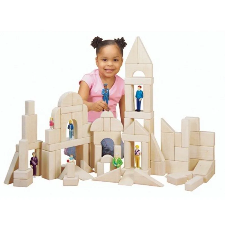 Kid's Wood Unit Blocks- Quarter School Set 161 pcs. in 19 Shapes
Kid's Wood Unit Blocks- Quarter School Set 161 pcs. in 19 Shapes