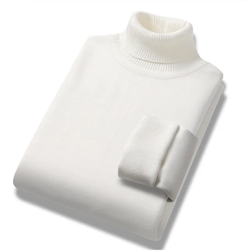 New Autumn Winter Turtleneck Sweaters Men Slim Knitted Pullovers Mens Solid Color Casual Knitwear Sweaters Fleece Warm Pullovers
New Autumn Winter Turtleneck Sweaters Men Slim Knitted Pullovers Mens Solid Color Casual Knitwear Sweaters Fleece Warm Pullovers