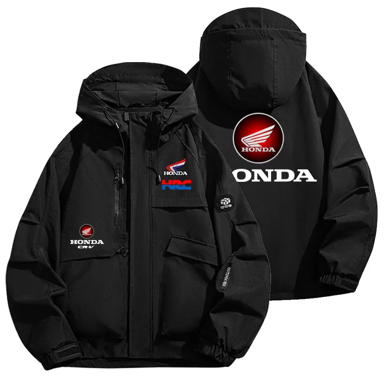 New Honda Racing Spring-Autumn Jacket - Men's Windproof Outdoor Casual Fashion Sportswear - Solid Color with Multiple Zippers St
New Honda Racing Spring-Autumn Jacket - Men's Windproof Outdoor Casual Fashion Sportswear - Solid Color with Multiple Zippers St