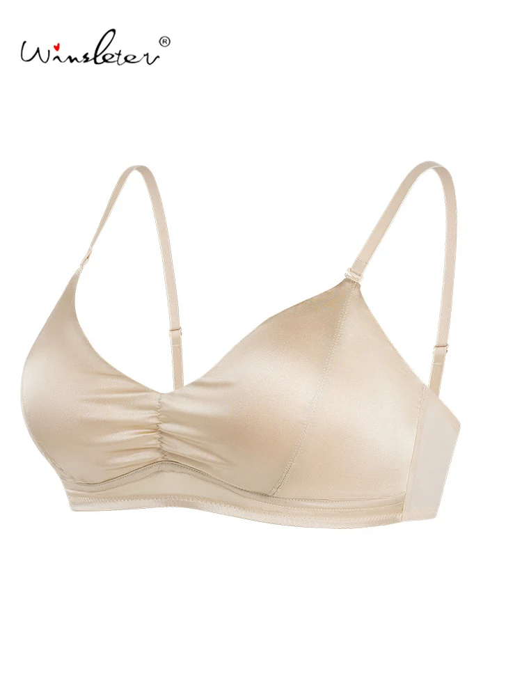 Winsleter-19 мм подкладка, сексуальный бюстгальтер из 100% натурального шелка, атлас без косточек, женское нижнее белье с тонкими треугольными чашками, новинка зимы 2025 года P5D473CC
Winsleter-19 мм подкладка, сексуальный бюстгальтер из 100% натурального шелка, атлас без косточек, женское нижнее белье с тонкими треугольными чашками, новинка зимы 2025 года P5D473CC