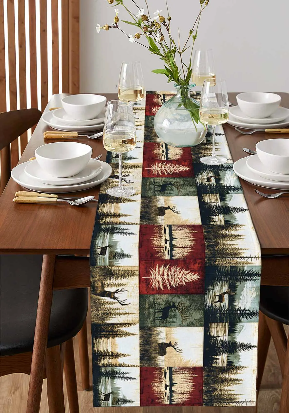 Vintage Stitching Forest Animal Table Runners Coffee Tablecloth Wedding Decoration Modern Home Party Table Mats
Vintage Stitching Forest Animal Table Runners Coffee Tablecloth Wedding Decoration Modern Home Party Table Mats