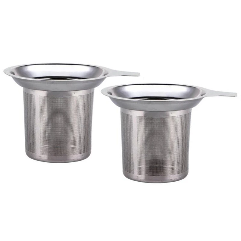 2X Reusable Stainless Steel Mesh Tea Infuser Tea Strainer Teapot Tea Leaf Spice Filter Drinkware Kitchen Accessories
2X Reusable Stainless Steel Mesh Tea Infuser Tea Strainer Teapot Tea Leaf Spice Filter Drinkware Kitchen Accessories