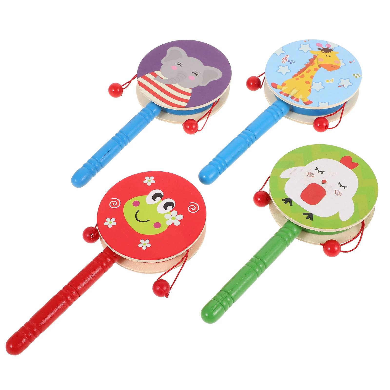 3 Pcs Wooden Wave Drum Shaking Baby Educational Drum Bamboo Material Colorful Pattern Hand Eye Coordination
3 Pcs Wooden Wave Drum Shaking Baby Educational Drum Bamboo Material Colorful Pattern Hand Eye Coordination