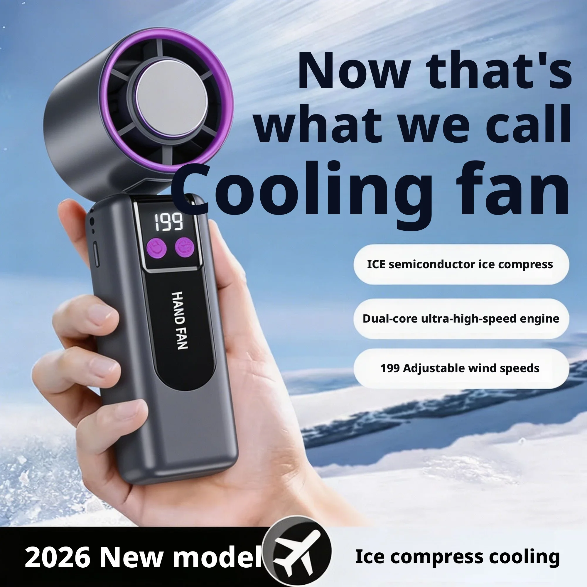 Foldable Cooling Fan Strong Wind Portable Handheld Neck Hanging Mini Refrigeration Fan 3 Colors Optional Outdoor Summer Daily
Foldable Cooling Fan Strong Wind Portable Handheld Neck Hanging Mini Refrigeration Fan 3 Colors Optional Outdoor Summer Daily