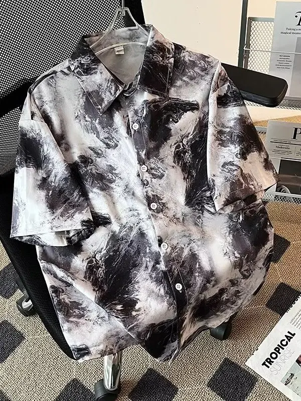 Extra Large Size Summer Hawaiian Flower Print Loose Casual Ice Silk Half Sleeve Shirt Men's Dyed Beachwear Comfortable Leisure
Extra Large Size Summer Hawaiian Flower Print Loose Casual Ice Silk Half Sleeve Shirt Men's Dyed Beachwear Comfortable Leisure