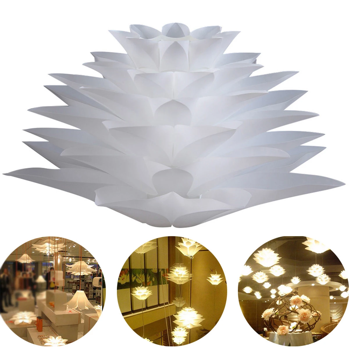Lotus Shaped Chandelier Hanging Light Lighting American Style Pendant Ceiling Lamp
Lotus Shaped Chandelier Hanging Light Lighting American Style Pendant Ceiling Lamp
