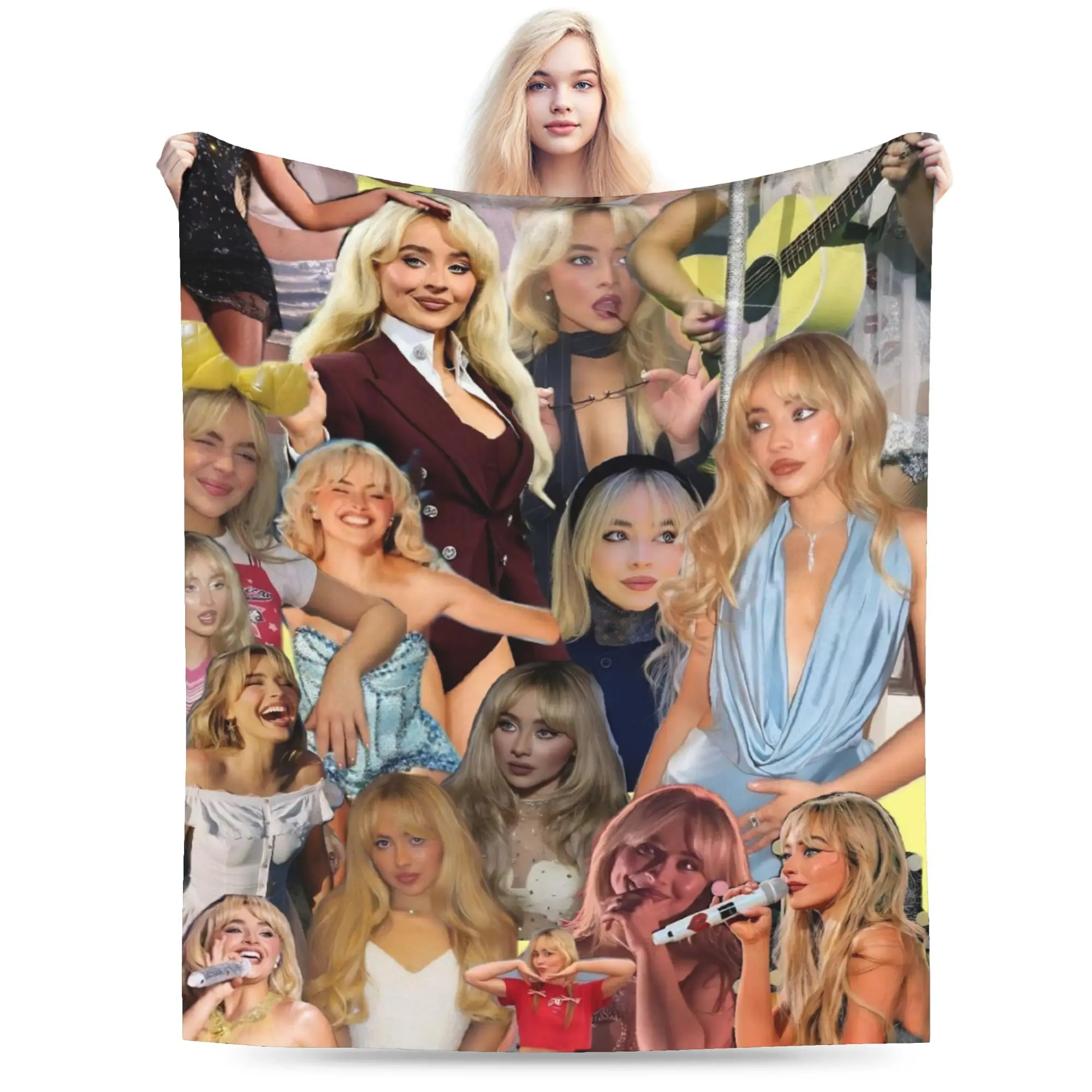 Sabrina Carpenter Blanket Fleece Printed Breathable Super Warm Throw Blankets for Sofa Office Bedspread
Sabrina Carpenter Blanket Fleece Printed Breathable Super Warm Throw Blankets for Sofa Office Bedspread