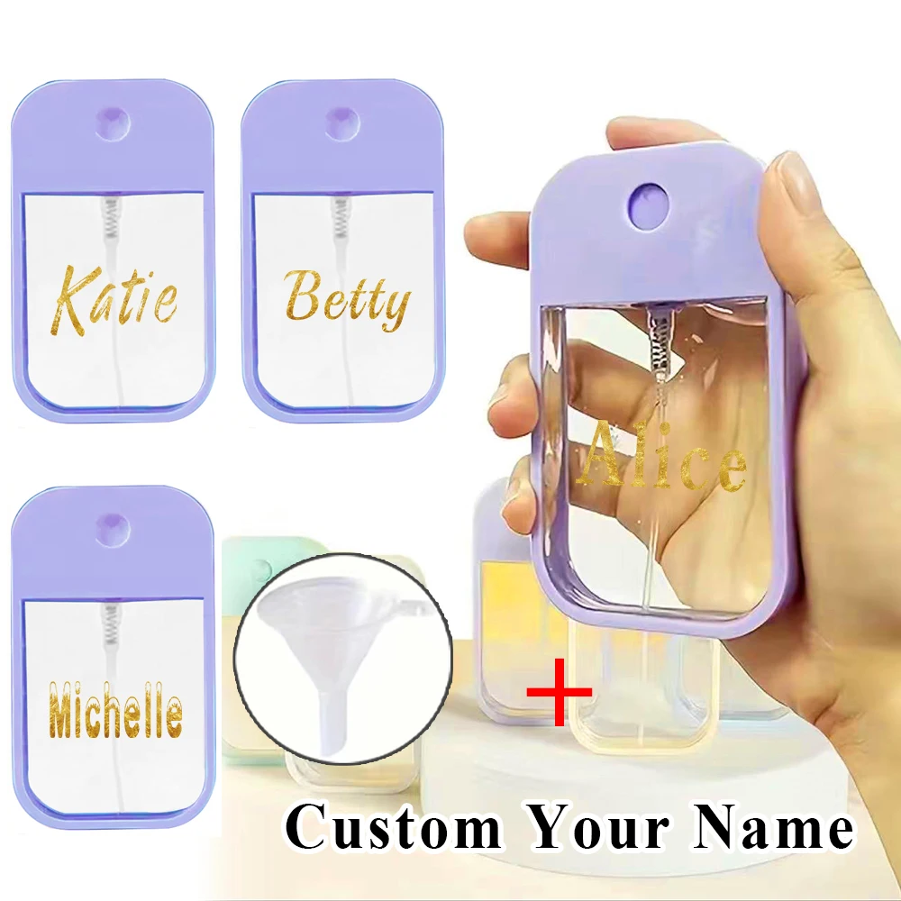 Customized Name 45ml Pocket Card Spray Bottle Perfume Mist Refillable Atomizer Flat Dispenser Moisturizing Travel Sanitizer Use
Customized Name 45ml Pocket Card Spray Bottle Perfume Mist Refillable Atomizer Flat Dispenser Moisturizing Travel Sanitizer Use