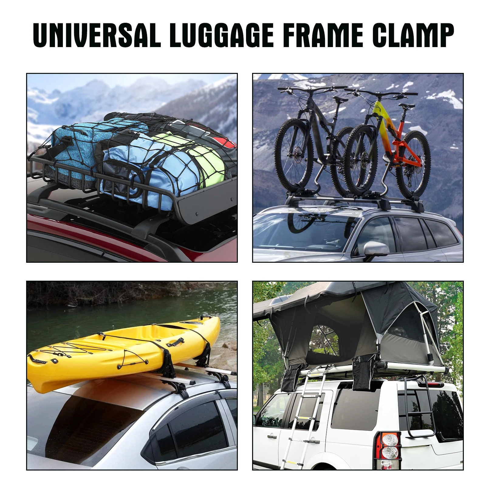 Luggage Rack Fixing Clips Accessories for Car Cargo Carrier Plastic Clamps Mounting Brackets Roof Rack Installation
Luggage Rack Fixing Clips Accessories for Car Cargo Carrier Plastic Clamps Mounting Brackets Roof Rack Installation