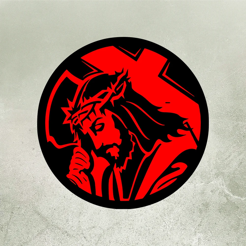 1Pc Fashion Christian Cross Jesus Holographic Vinyl Sticker, Rainbow Waterproof Decal for Car Motorcycle Decor
1Pc Fashion Christian Cross Jesus Holographic Vinyl Sticker, Rainbow Waterproof Decal for Car Motorcycle Decor